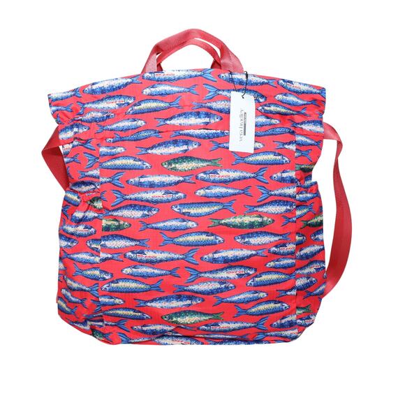 Vera Bradley Handbags - Vera Bradley Deluxe Drawstring Backpack - Fish Tale - NWT